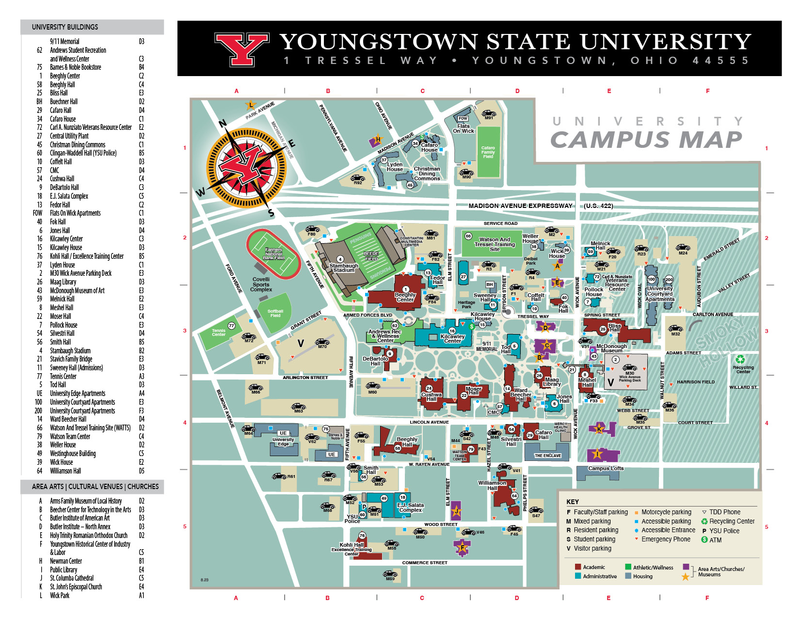 Utah Valley University Campus Map